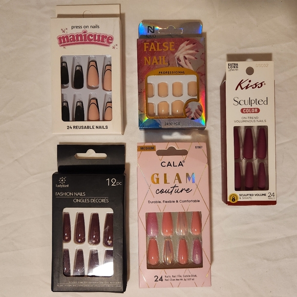 FINAL PRICE 14 pc. Lot Press On Nails - Picture 3 of 5